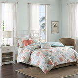 King/Cal King 6 Piece Cotton Sateen Duvet Cover Set B03597309