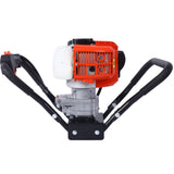 V-Type 52CC 2 Stroke Gas Post Hole Digger One Man Auger EPA Machine Plant Soil Digging Fence,red W465109906
