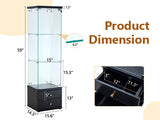 American-Style Non-Lit Glass Display Cabinet Soft-Close Drawer Slides 3 W2920P303684