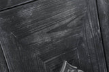 Carved Flower Door Handle, Antique Four Door Cabinet for Living Room Kitchen Hallway W1445P146387