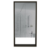 Mariana Medicine Cabinet, One External Shelf, Single Door Mirror Two Internal Shelves -Black B20091945