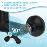 Shower System, Wall Mounted Adjustable Shower Faucet with Five Function Handheld Spray, 2 Handle Oil W105979973