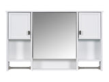 35'' x 28'' Modern Wall Mounted Bathroom Storage Cabinet, Bathroom Wall Cabinet with Mirror, 20410048