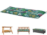 Outdoor Bench Cushion, 60 20 4 Inch, Tufted Waterproof Swing Cushion with Ties, for Patio Bench 89231120