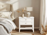 Wood Nightstand End Side Table with 2 Drawer for Living Room, Bedroom 64916799