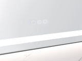 40 x 24 Inch LED Bathroom Mirror with Front and Backlight, Wall Mounted Vanity Mirror with Aluminum W2287P309232