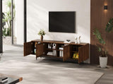 78" TV Stand for TVs Up to 85", TV Console for Living Room, Media Console with Soft-Closing Hinges, N710P510677P