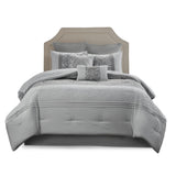 Embroidered 8 Piece Comforter Set B03594923
