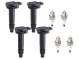 4x Ignition Coil & Iridium Spark Plug fit for Toyota Tacoma 2001-2004 4Runner 2000 53702343