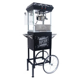 ZNTS Popcorn Machine with Cart – 6oz Popper with Stainless-steel Kettle, Heated Warming Deck, and Old 31086796