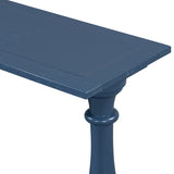 U_STYLE Vintage Sofa Table Console Table with Luxurious Pine Veneer and Elegance Vase-Leg Design,for N711P261924V