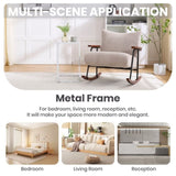 Modern Accent Chair Arm Chair Living Room Rocking Chair Metal Frame W1403P241855