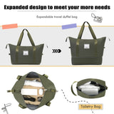 Softside Luggage Expandable 3 Piece Set Suitcase with Duffel Bag Upright Spinner Softshell N732P201004Y