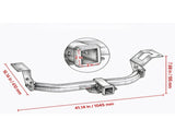Class 3 Trailer Hitch with 2 Inch Receiver, 6000 lbs Heavy Duty Multi-Fit Hitch for Ball Mount Cargo 04831486