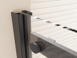 48.in W x 72.in H Frameless Shower Single Sliding, 1/4 inch Thick Clear Tempered Glass Shower W3048P469329