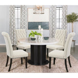 Beige Tufted Side Chairs B062P145442