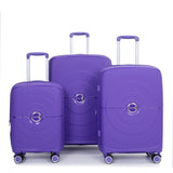 Expandable Hardshell Suitcase Double Spinner Wheels PP Luggage Sets Lightweight Durable Suitcase W284113623