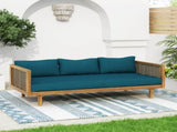 CLAREMONT 3 SEATER DAYBED WITH RATTAN ARMS N770P205570T