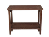 Rectangular Wood Side Table Light Brown 64934750