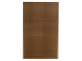 80*38in Household Application Door & Window Rain Cover Eaves Brown Board & Black 38522400