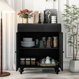 Art Accent Cabinet With 2 Doors, Sideboard Buffet Cabinet with, Distressed Decorative W3122P272554