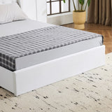 Upholstered Queen Platform Storage Bed Frame with 4 Drawers, Wingback Headboard with Button Tufted 78963941