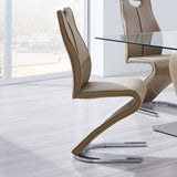 ZNTS TONY BROWN DINING CHAIRS B201P291019