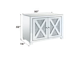 Noralie Mirrored & Faux Diamonds Console Cabinet B2726P446665