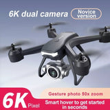 V14 Professional Drone 6K HD Dual Camera Wifi FPV Portable RC Quadcopter 2 BATTERY,Drones suitable 05857299