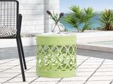 Outdoor Metal end Table -Large 73607.00GRN