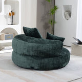 COOLMORE Lazy Sofa Durable Comfort Lounger High Back Bean Bag Chair Couch With Three Pillows for W395P252054