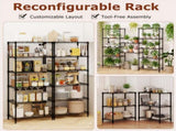 6-Tier Heavy-Duty Metal Wire Shelving, 900LBS Total Capacity Storage Rack with Adjustable Shelves, 37464144
