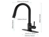 Single Handle High Arc Pull Out Kitchen Faucet,Single Level Stainless Steel Kitchen Sink Faucets 20417075