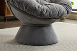 Oversized Swivel Accent Chair, 360 Swivel Barrel Chair, Papasan Chair for Living Room Bedroom W1752P172292