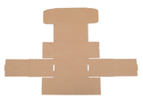 50 Corrugated Paper Boxes 6x4x4"White Outside and Yellow Inside 08347843