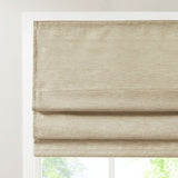 Printed Faux Silk Room Darkening Cordless Roman Shade B03598313
