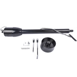 30" GM Steering Column Tilt Manual Floor Shift No Key w/ ADAPTER Hot Rod Black 74361842