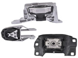 3Pcs Engine Mount Set A5592 A5520 A5612 for 2013-2016 Ford Escape 1.6L, 2017-2019 1.5L 92054507