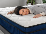10 Inch Queen Size Breathable Cool Cover Memory Foam Individual Pocket Spring Hybrid Mattress T3673P343961