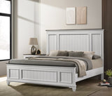 Clelane Wood Bedroom 6 piece Set with Shiplap Panel King Bed, Dresser, Mirror, Two Nightstands, and T2574P311881