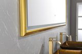 60in. W x 48 in. H LED Lighted Bathroom Wall Mounted Mirror with High LumenAnti-Fog Separately W928P178374