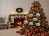 6PCS Set 3.9" Christmas Glass Ball Ornaments Hanging Decorations for Holiday Tree Party Baubles FBA 71096669