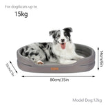 Orthopedic Dog Bed for Medium Dogs Ultra-Comfortable Pet Couch with Removable Washable Cover, 87140452
