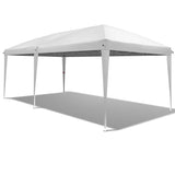 ZNTS 3 x 6m Home Use Outdoor Camping Waterproof Folding Tent with Carry Bag White 30503474