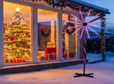 8.3FT Lighted Firework Light with Stand Christmas Decorations, Lighted Holiday Decor with 180 RGB 59653890