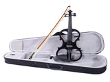 4/4 Electric Silent Violin Case Bow Rosin Headphone Connecting Line V-0 23832049