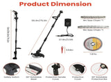 3-in-1 Cordless Electric Pole Saw & Mini Chainsaw & Grass Trimmer Kit with Adjustable Length 2Pcs 17963644