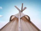 Outdoor Indian Pyramid Tent 3-4 Person Camping Tent with 300D Oxford Fabric Waterproof Luxury 50009114