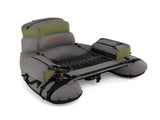350lbs Inflatable Fishing Float Tube - 2 Air Chambers, Rod HolderFish Ruler, GreenGray 03732199