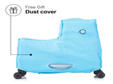 22 Inch Ride-on Suitcase for Kids & Teens, Toddler Travel Luggage with Seat, Spinner Wheels, Safety 00104329